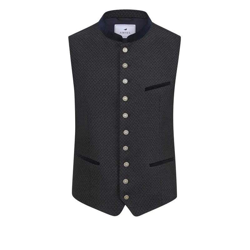 Trachtenweste Anselm Navy